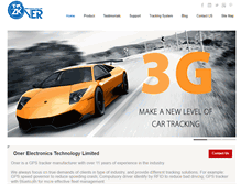 Tablet Screenshot of onertrack.com